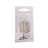 SACHET DE 6 / BOUCLE DE REGLAGE EN METAL 30 MM. 2 PCS.
